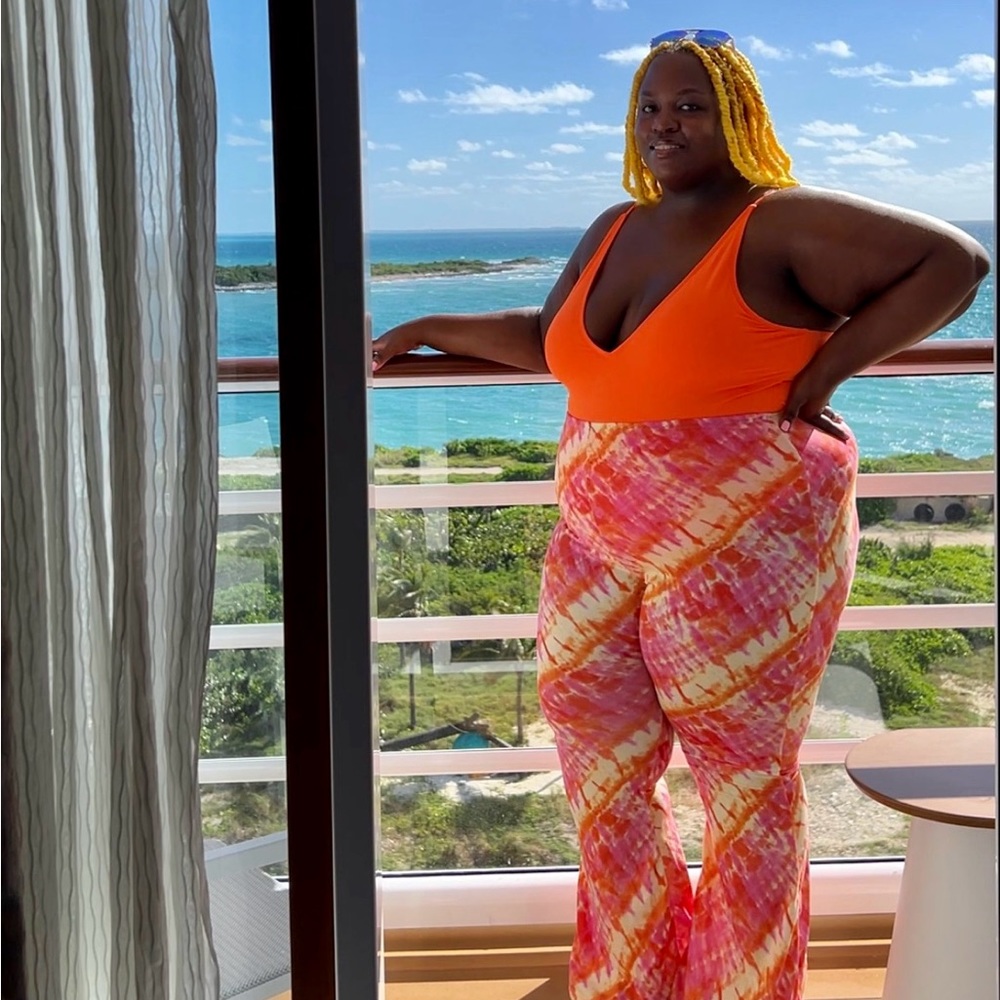 Rebdolls 2X Tie-Dye Flare Pants